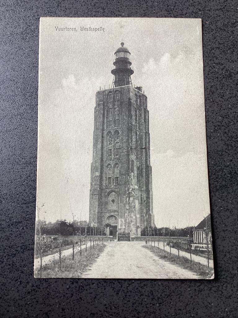 Westkapelle.  Vuurtoren. No 14., Verzenden, Voor 1920, Gelopen, Zeeland
