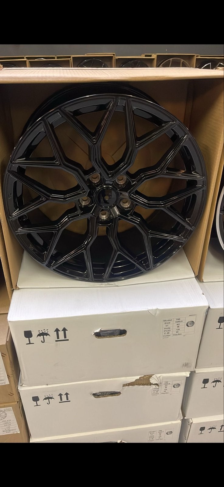 19 inch Mercedes velgen met winterbanden, Auto-onderdelen, Banden en Velgen, Gebruikt, Velg(en), Personenwagen, Ophalen