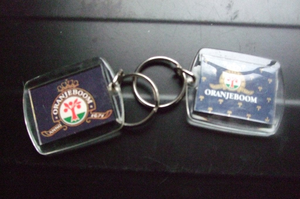 Oranjeboom bier sleutelhangers (nr.2) 2 st., Verzamelen, Ophalen of Verzenden, Nieuw, Overige typen, Oranjeboom
