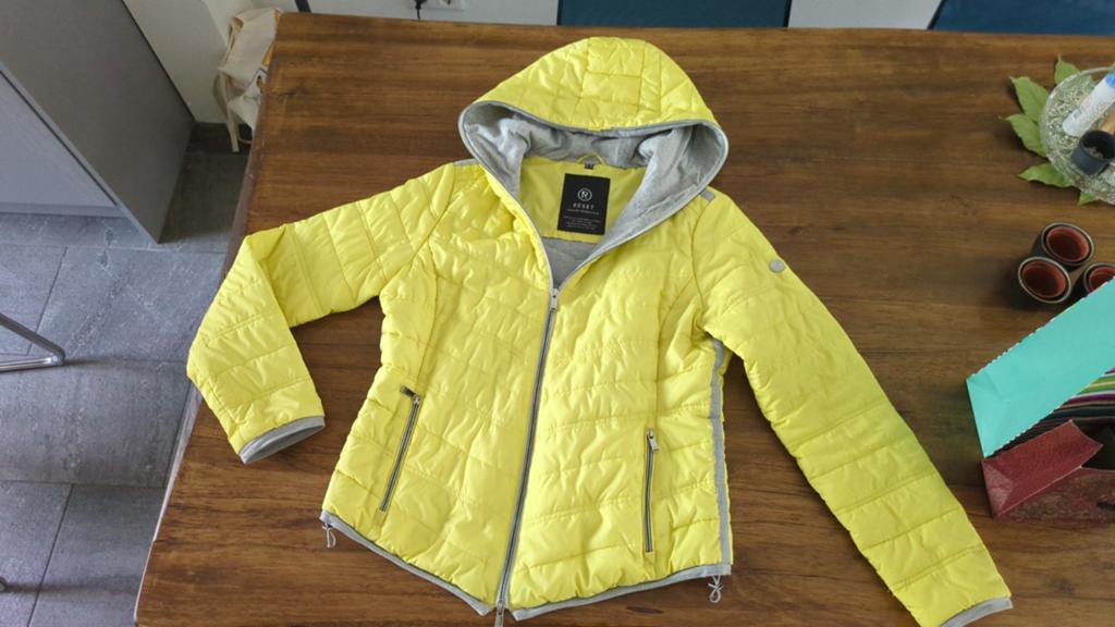 Reset Geel Gewatteerd Jasje Maat 40, Kleding | Dames, Jassen | Winter, Ophalen, Geel, Maat 42/44 (L), Gedragen