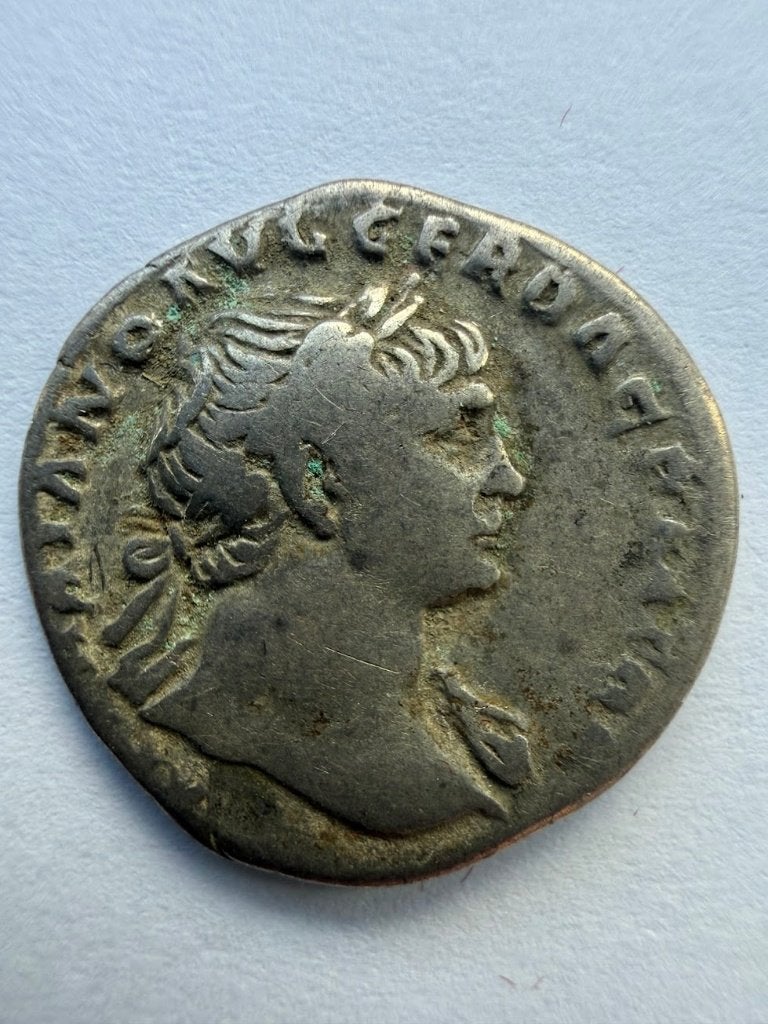 Romeinse denarius Trajanus, Ophalen of Verzenden, Buitenland, Munten