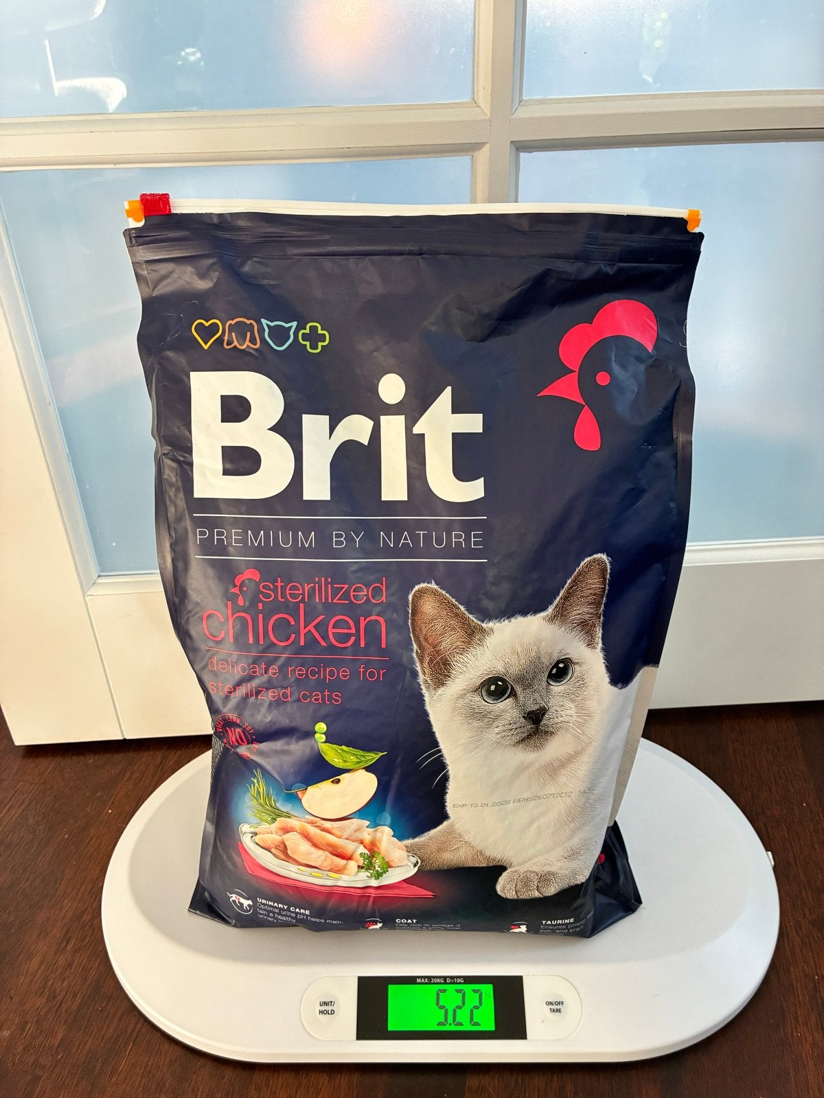 5,2 kg premium kattenbrokjes Brit Sterilized Chicken, Ophalen, Kat
