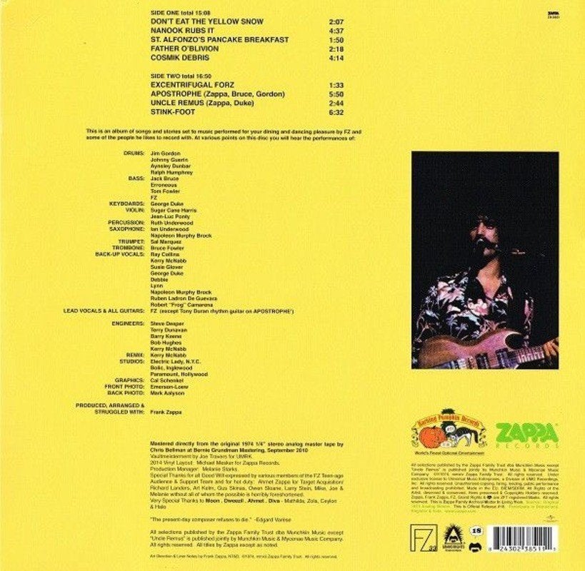 Frank Zappa – Apostrophe (') | LP, LP, Beschermende buitenhoes, Ophalen of Verzenden, 12 inch