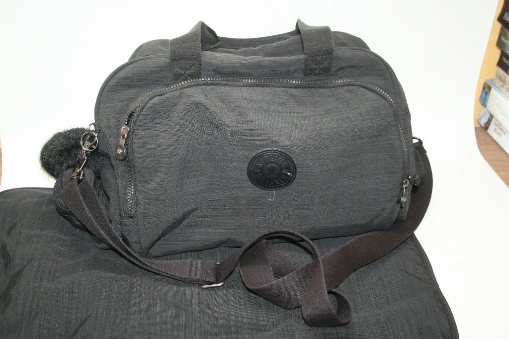 Kipling K13366 Luiertas / shopper + aapje + speenhouder TOP, Verzenden, Schoudertas functie, Gebruikt