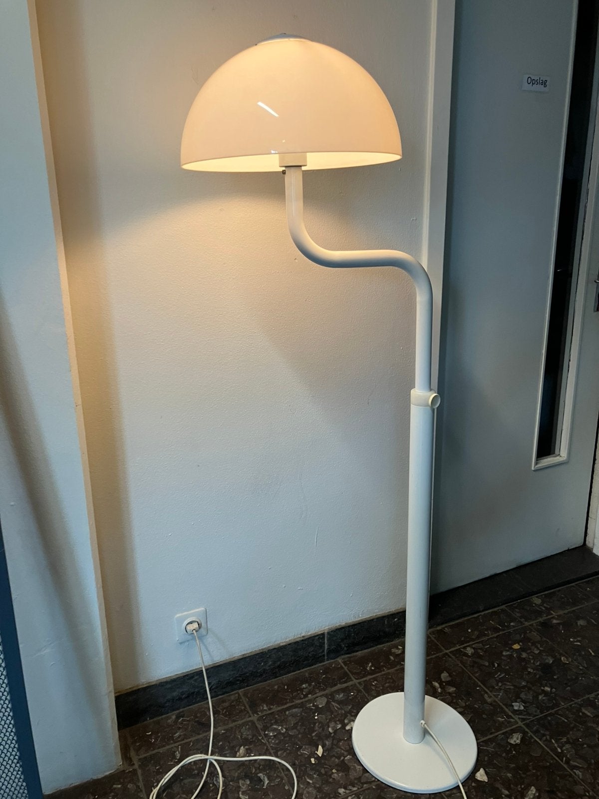 Vintage space age vloerlamp. Jaren 70, Ophalen, Gebruikt
