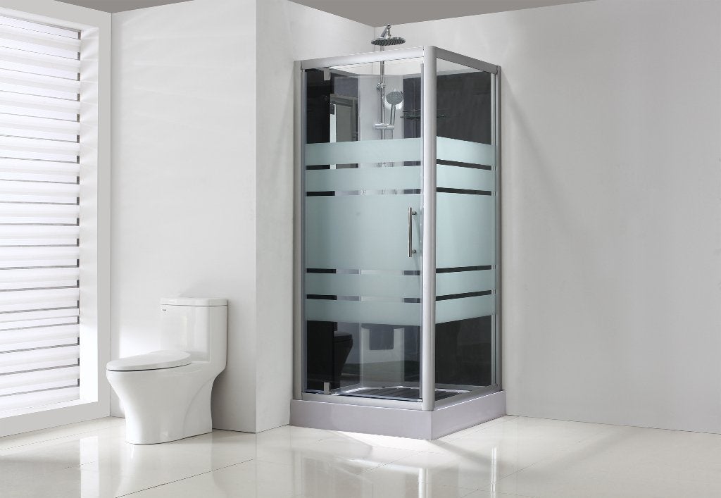 Complete Douchecabine 90x90 Vierkant met Thermostaat Zitje, Ophalen, Info@dealplein.nl, Nieuw, Douche