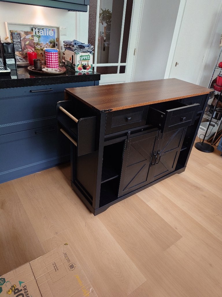 Keukentrolley, Ophalen, Hout, IKEA, Nieuw