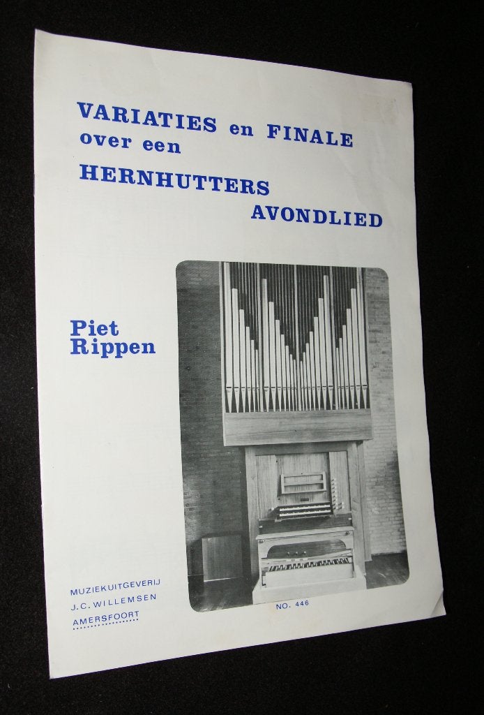 Piet Rippen - Variaties en Finale over een Hernhutters Avond, Orgel, Gebruikt, Ophalen of Verzenden, Religie en Gospel
