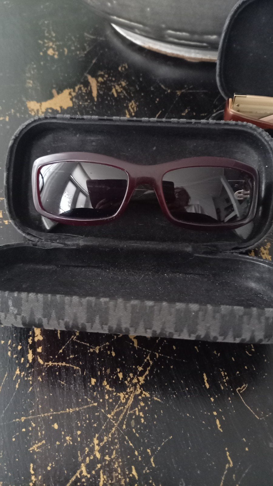Max Mara zonnebril bordeaux, Ophalen of Verzenden, Gebruikt, Rood, Overige merken