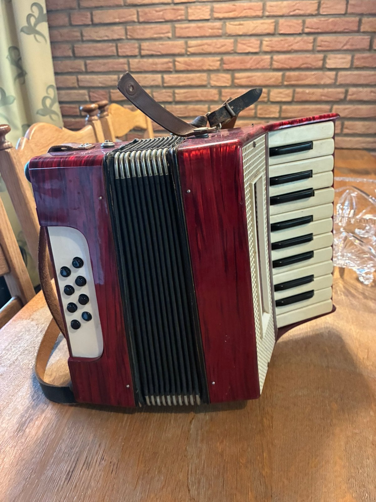 Kleine vintage accordeon, Ophalen, Gebruikt, Overige formaten, Overige merken