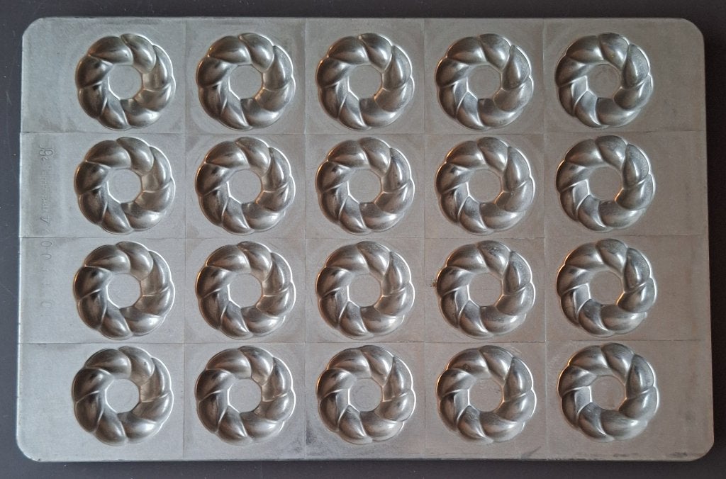 Chocoladevorm / chocolademal - Kransjes - 02, Antiek en Kunst, Ophalen of Verzenden
