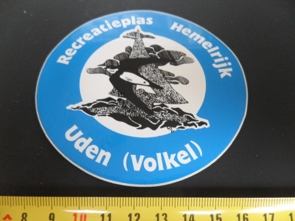sticker Uden ( Volkel ) Recreatieplas  Hemelrijk, Verzamelen, Ophalen of Verzenden, Zo goed als nieuw