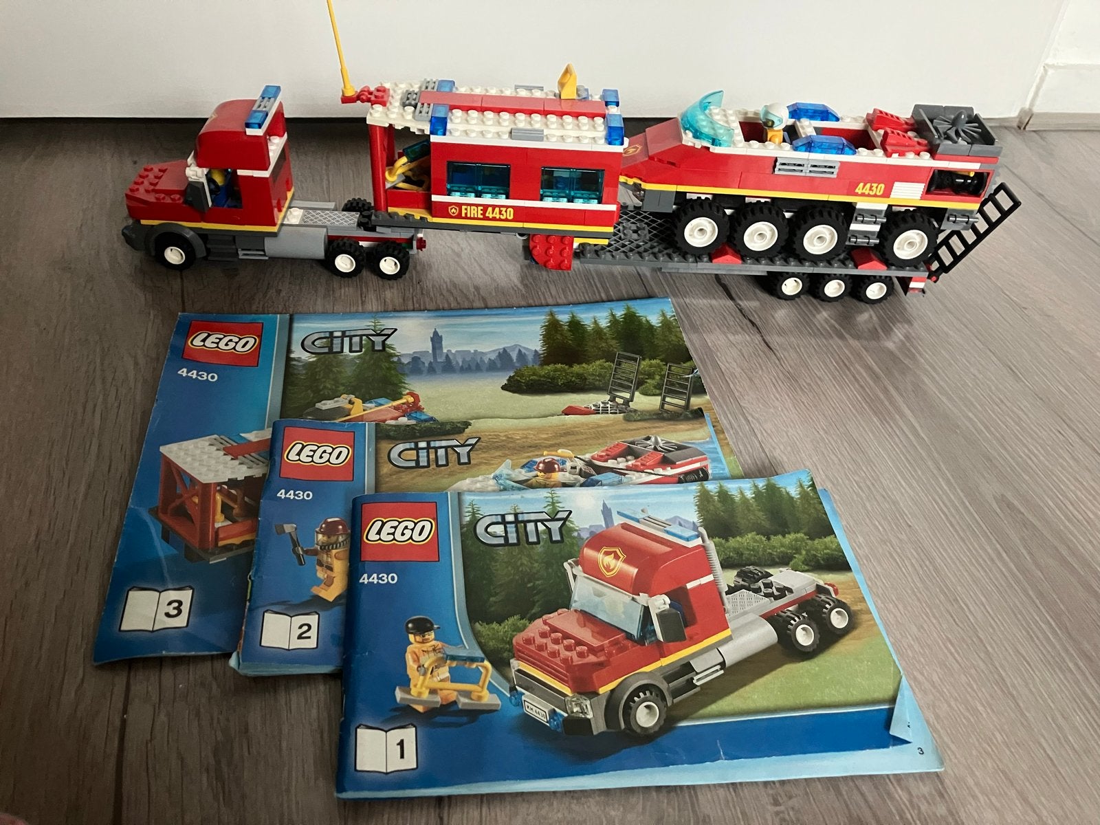 Lego City 4430 Brandweerwagen met aanhanger en instructies, Ophalen of Verzenden, Zo goed als nieuw