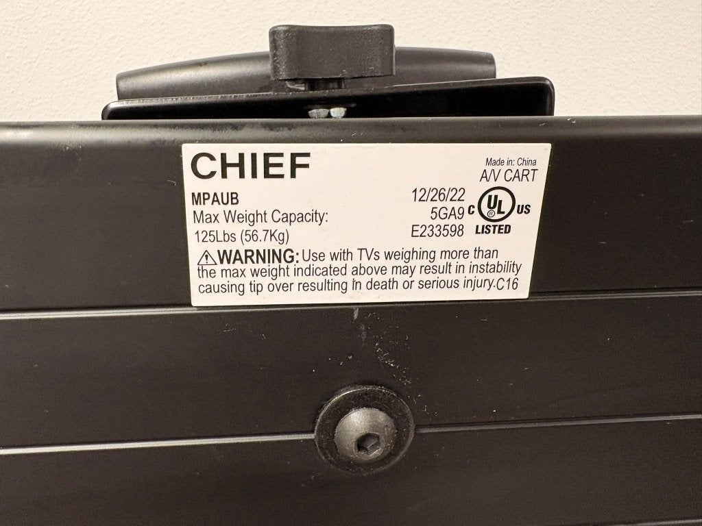 Professionele Chief MPAUB mobiele TV- en displaywagen, Ophalen of Verzenden, ., ., .