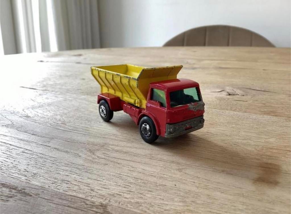 Ford D-Series Tipper Truck van Matchbox jaren 70, Hobby en Vrije tijd, Modelauto's | Overige schalen, Gebruikt, Bus of Vrachtwagen