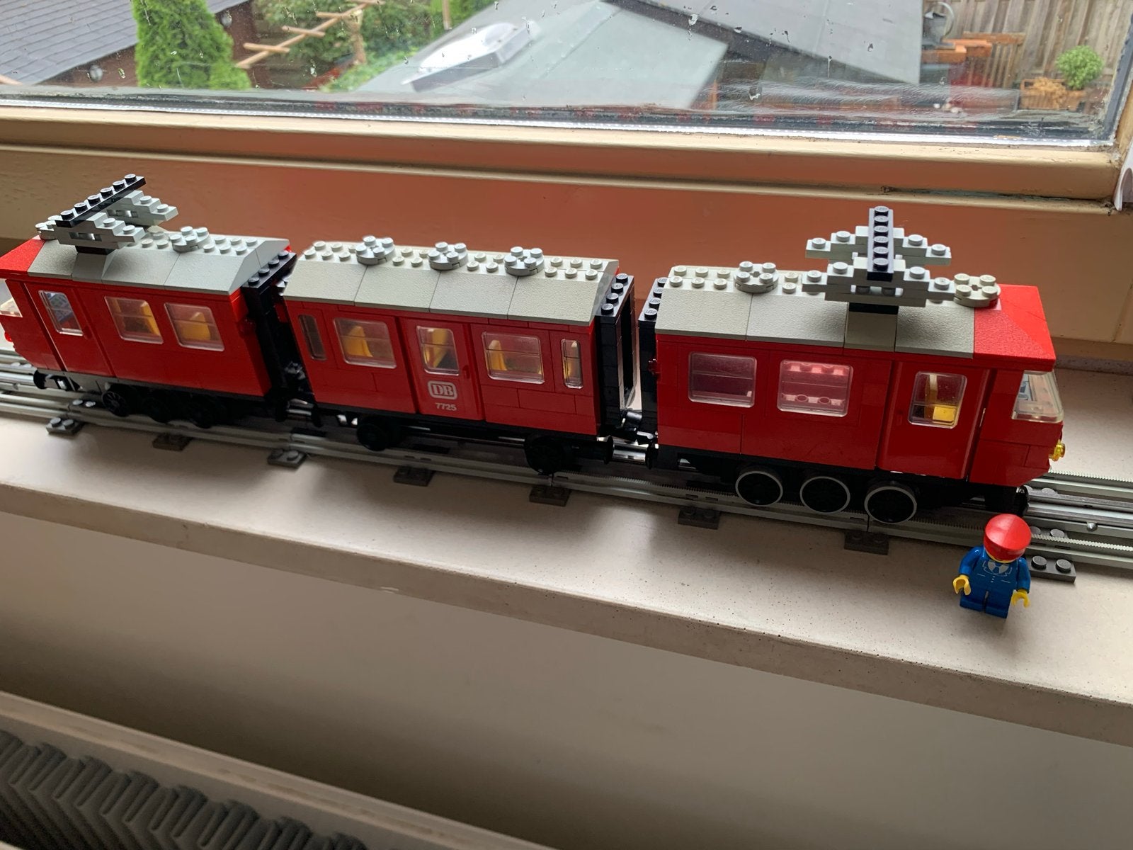 Lego 7725 De Rode Rijder 12 volt trein, Kinderen en Baby's, Speelgoed | Duplo en Lego, Ophalen, Gebruikt, Overige thema's, Lego