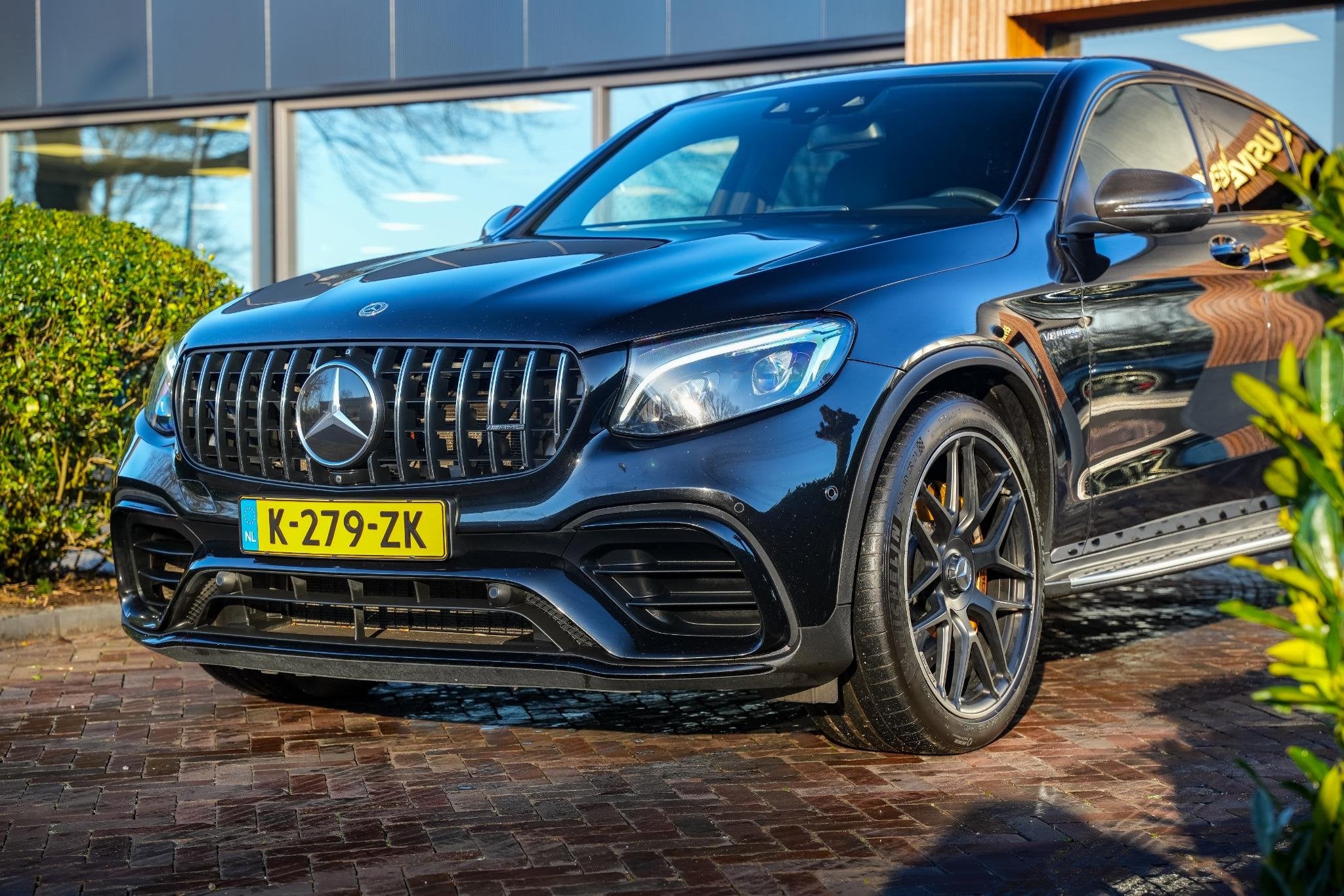Mercedes-Benz GLC-klasse Coupé AMG 63 S 4MATIC+ Panoramadak, Auto's, Automaat, Gebruikt, 510 pk, Leder