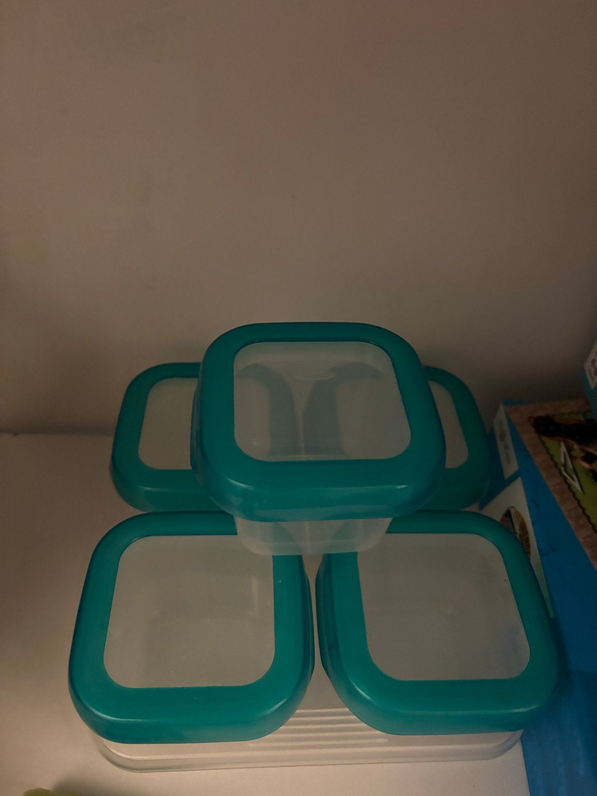 Oxo diepvriesdoosjes voor babyvoeding - set van 5, Ophalen, Overige merken, Gebruikt, Bewaarbakje