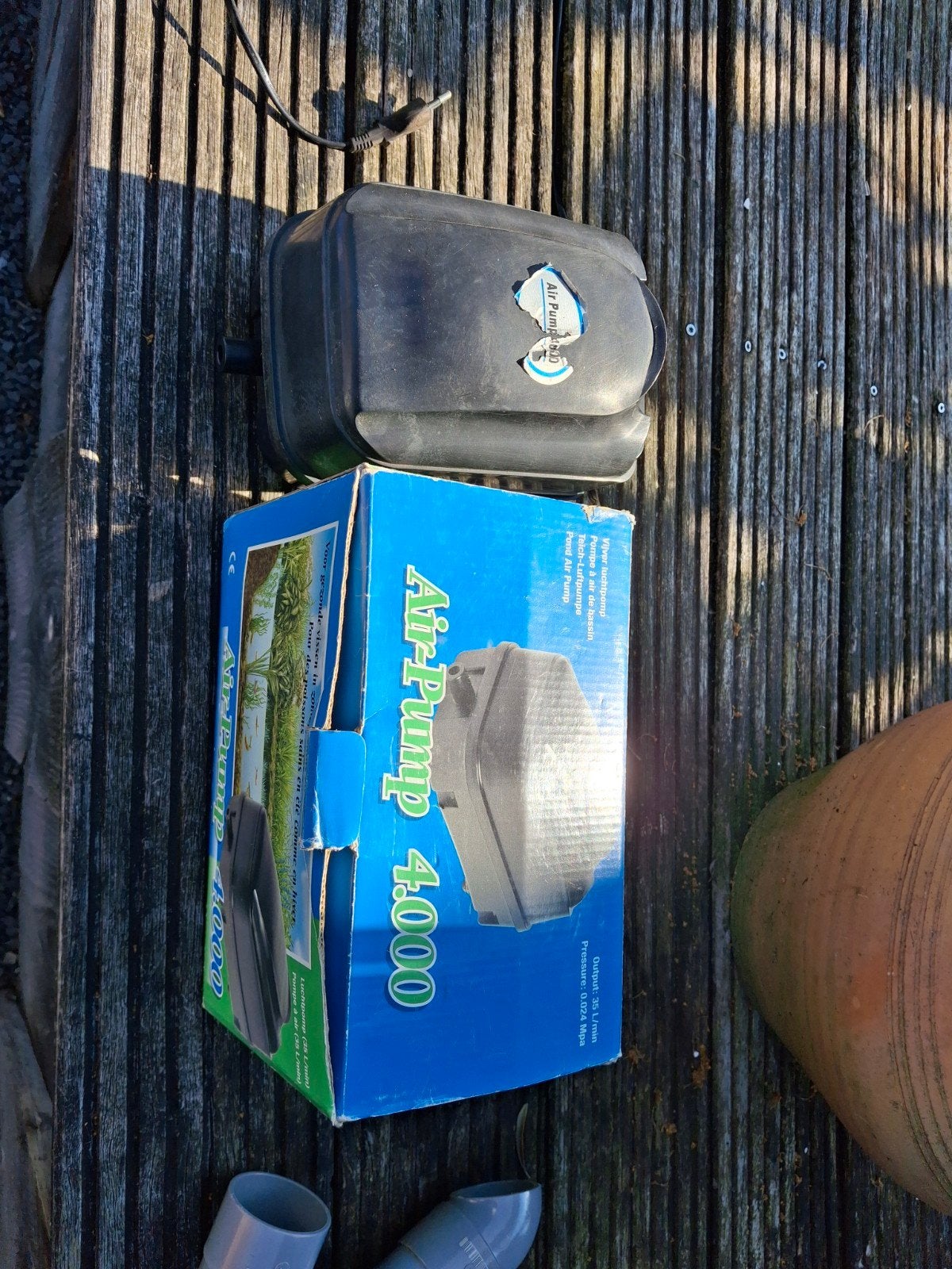 Lucht pomp Air pump 4000, Ophalen, Gebruikt, Vijverpomp