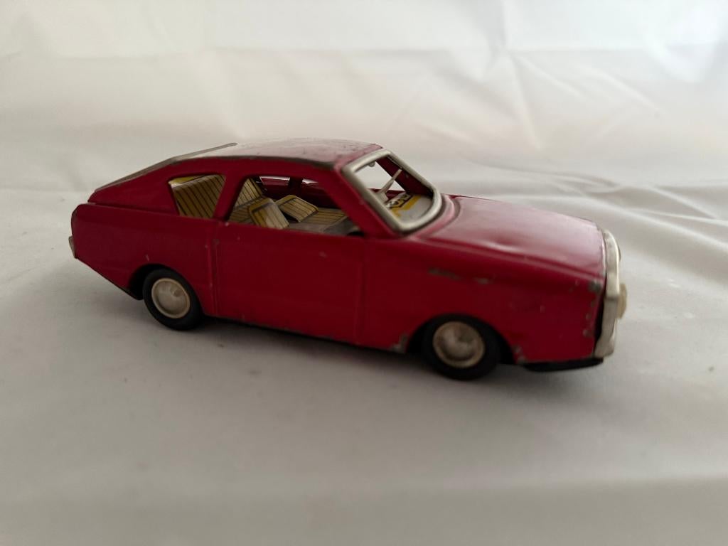 Vintage blikken auto, Kinderen en Baby's, Speelgoed | Speelgoedvoertuigen, Ophalen of Verzenden, Gebruikt