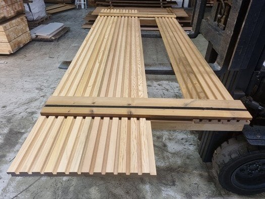 1.87 m2 triple rhombus profiel / Red Cedar - nr: RC109, Tuin en Terras, Palen, Balken en Planken, Ophalen, Nieuw, 180 tot 250 cm