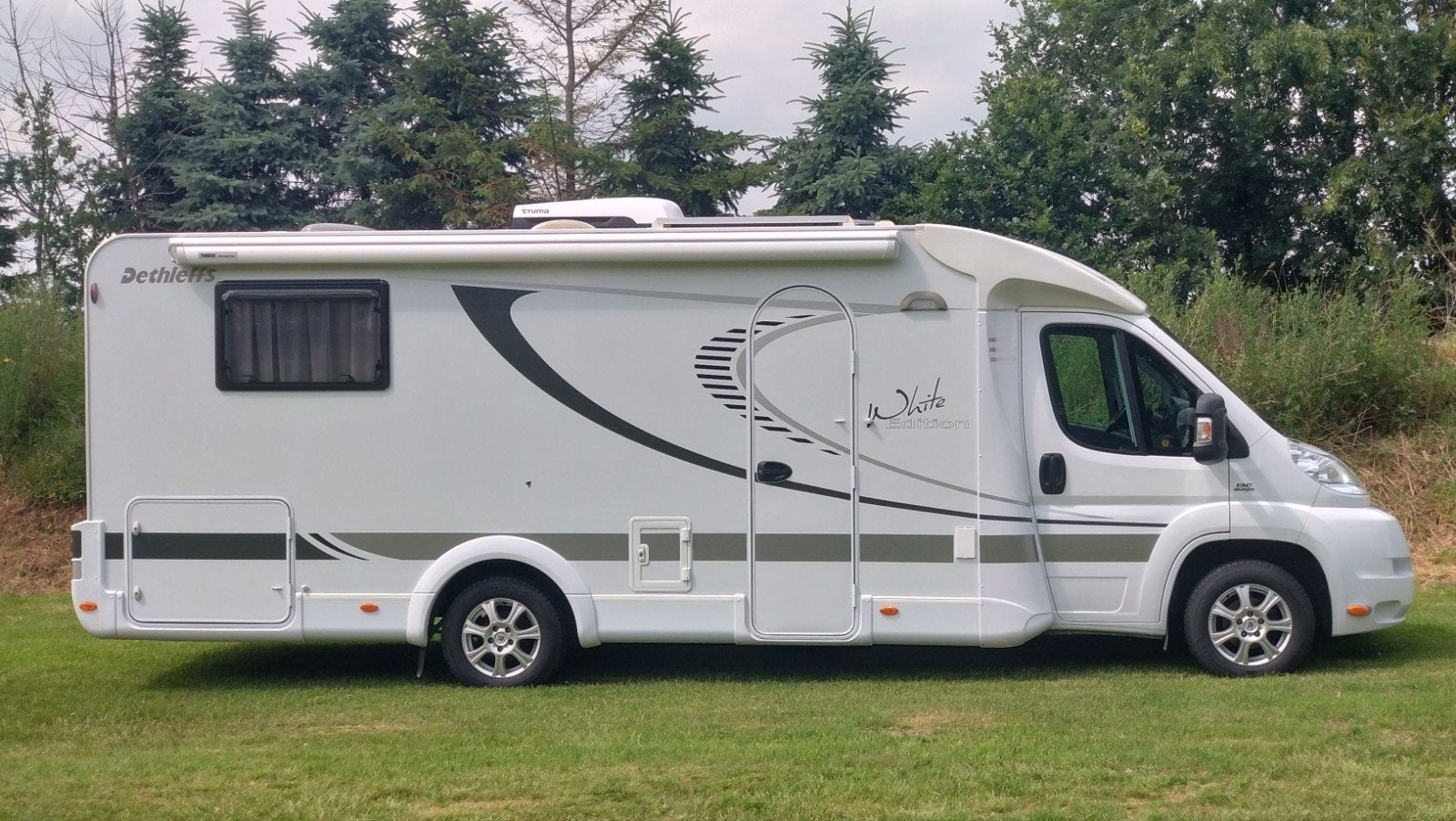 Dethleff Magic Edition ( White Edition) 2010 met 66.000 km, Caravans en Kamperen, Fiat, Airbags, Particulier, Dethleffs