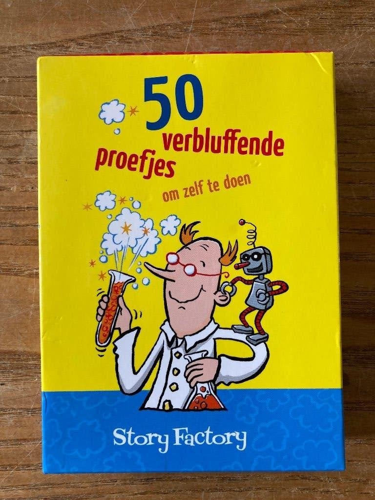 Story factory - 50 verbluffende proefjes om zelf te doen, Kinderen en Baby's, Speelgoed | Educatief en Creatief, Ophalen of Verzenden