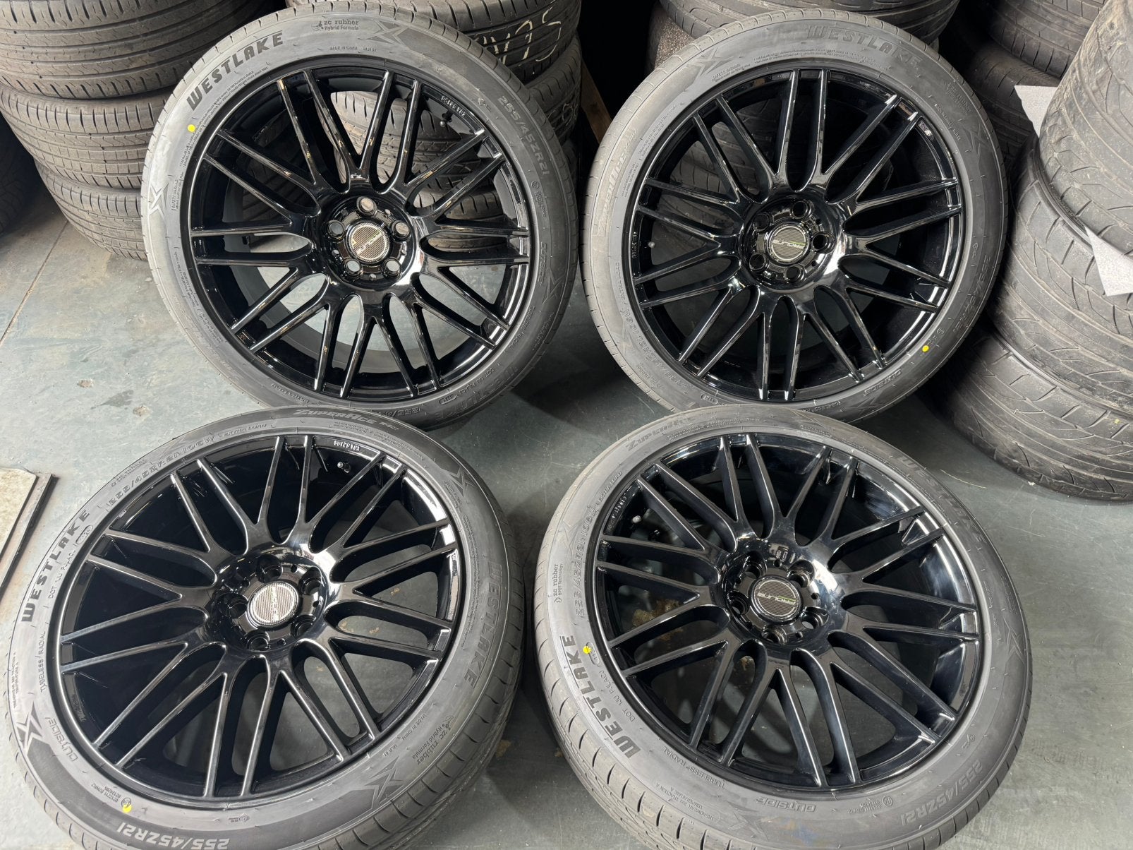 21” VW Amarok Velgen Met Nieuwe Zomer Banden 5x120 255/45/21, 255 mm, Banden en Velgen, Nieuw, Zomerbanden