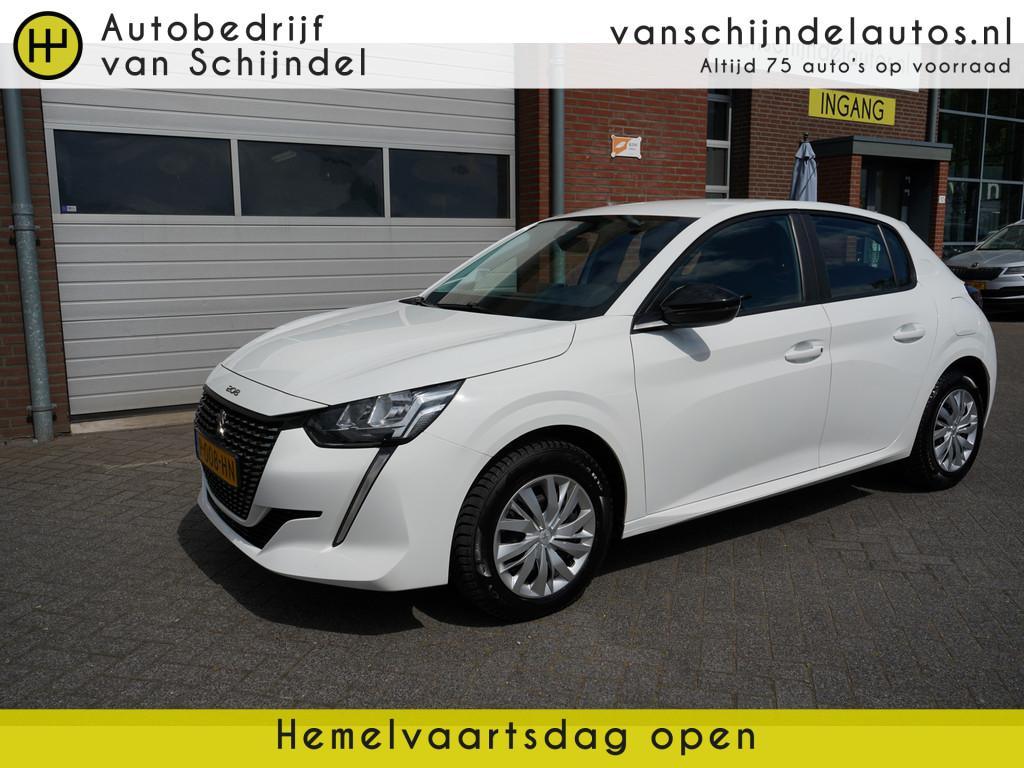 Peugeot 208 1.2 PURETECH ACTIVE ORIGINEEL NEDERLANDS 5 DEURS, Auto's, Voorwielaandrijving, Stof, 1199 cc, Wit