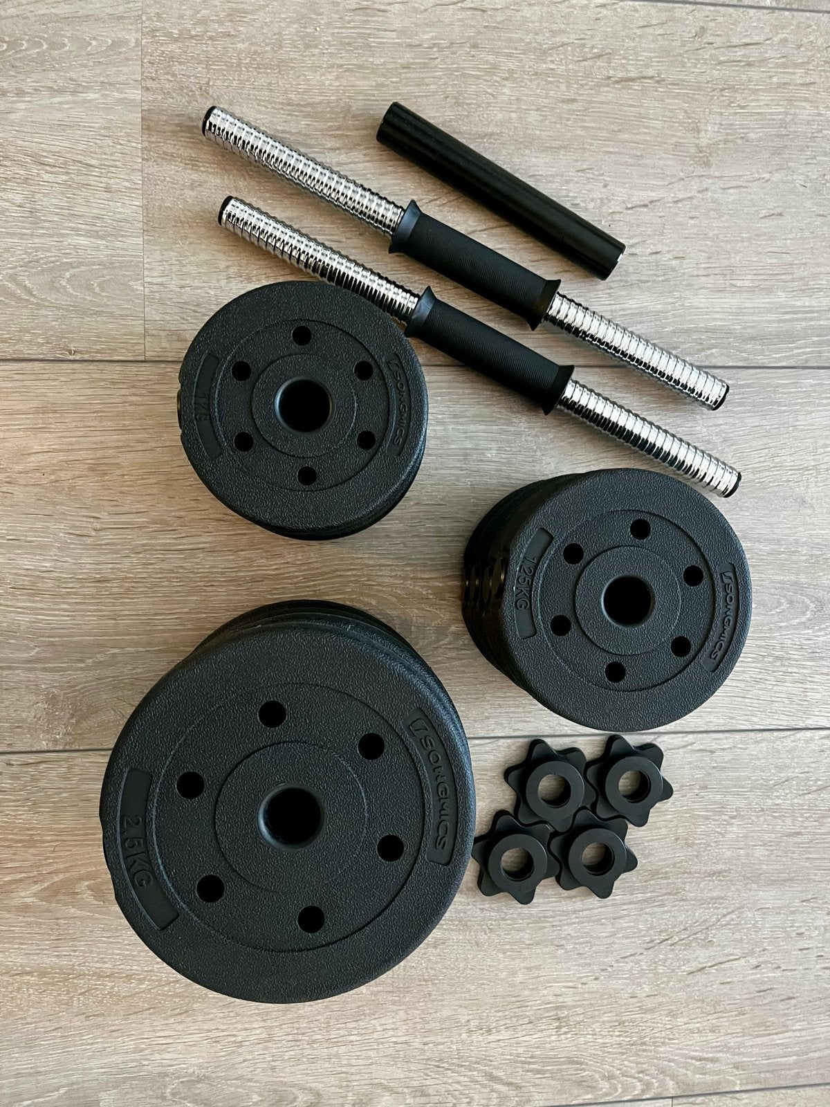 SPOED VERHUIZING – verstelbare dumbbells halterset 20kg, Ophalen, Zo goed als nieuw, Armen, Halterset