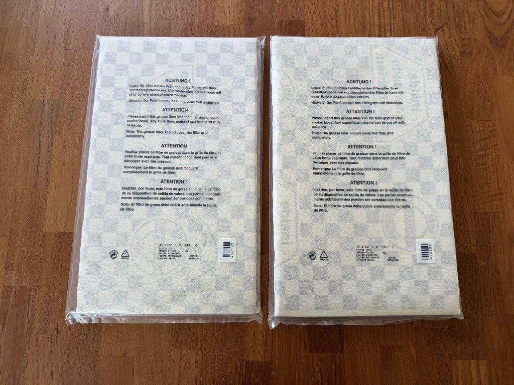 2 nieuwe vetfilters voor Bosch / Siemens afzuigkap (452152), Witgoed en Apparatuur, Afzuigkappen, Ophalen of Verzenden, Nieuw