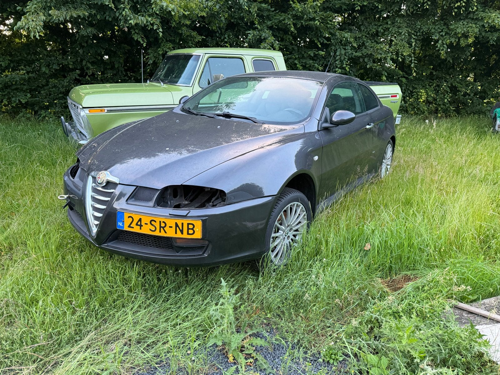 Alfa Romeo GT 2.0 JTS Selespeed 2006 Grijs (zonder motor), Auto's, 1295 kg, 400 kg, Particulier, Zilver of Grijs