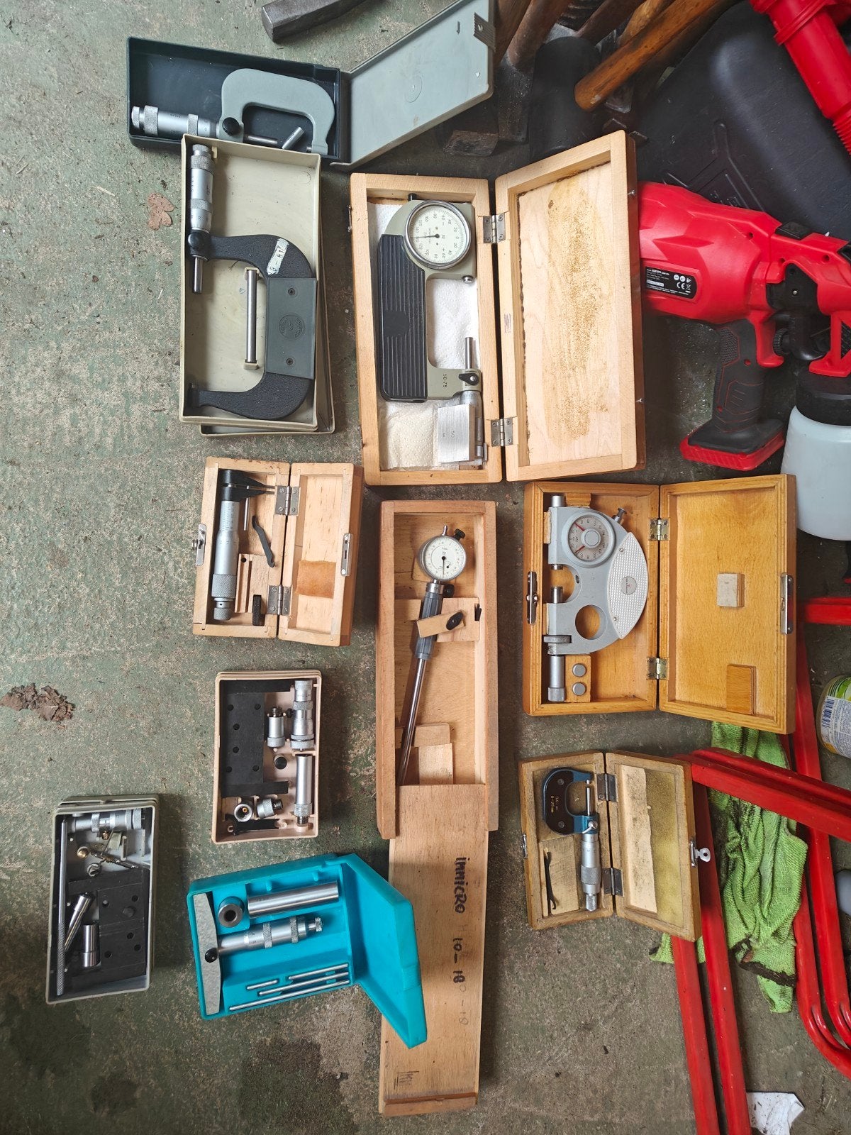 set van 10 micrometers, Ophalen of Verzenden