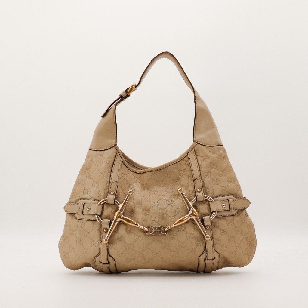 Gucci Horsebit 85th Guccissima hobotas, Verzenden, Gebruikt, Zwart, Overige typen