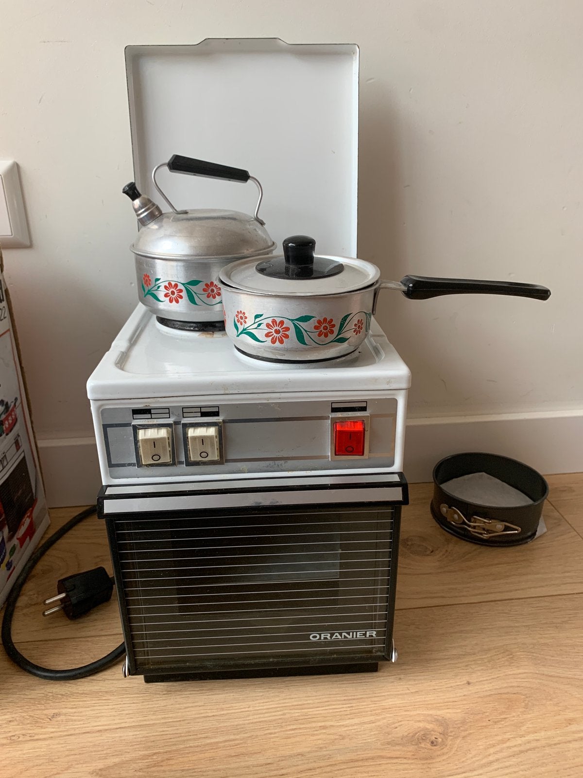 Kinderkookstel keuken elektrisch Oranier vintage model 22, Ophalen, Zo goed als nieuw
