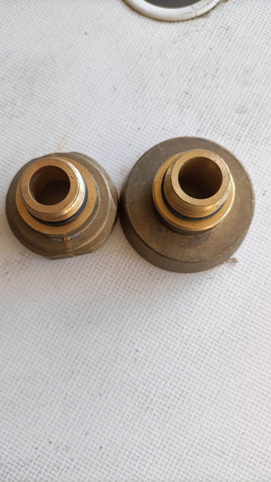 Messing adapters voor LPG, Ophalen of Verzenden, Gebruikt
