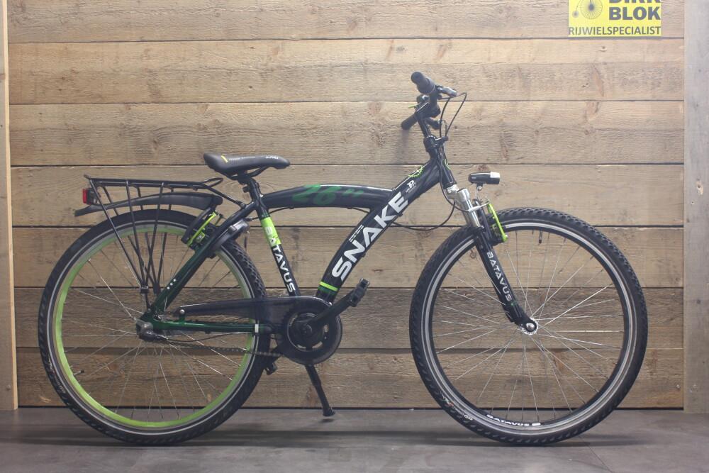 26 inch Batavus Snake jongensfiets 3v zwart + 3 mnd garantie, Niet ingevuld, Gebruikt, Niet ingevuld, Niet ingevuld
