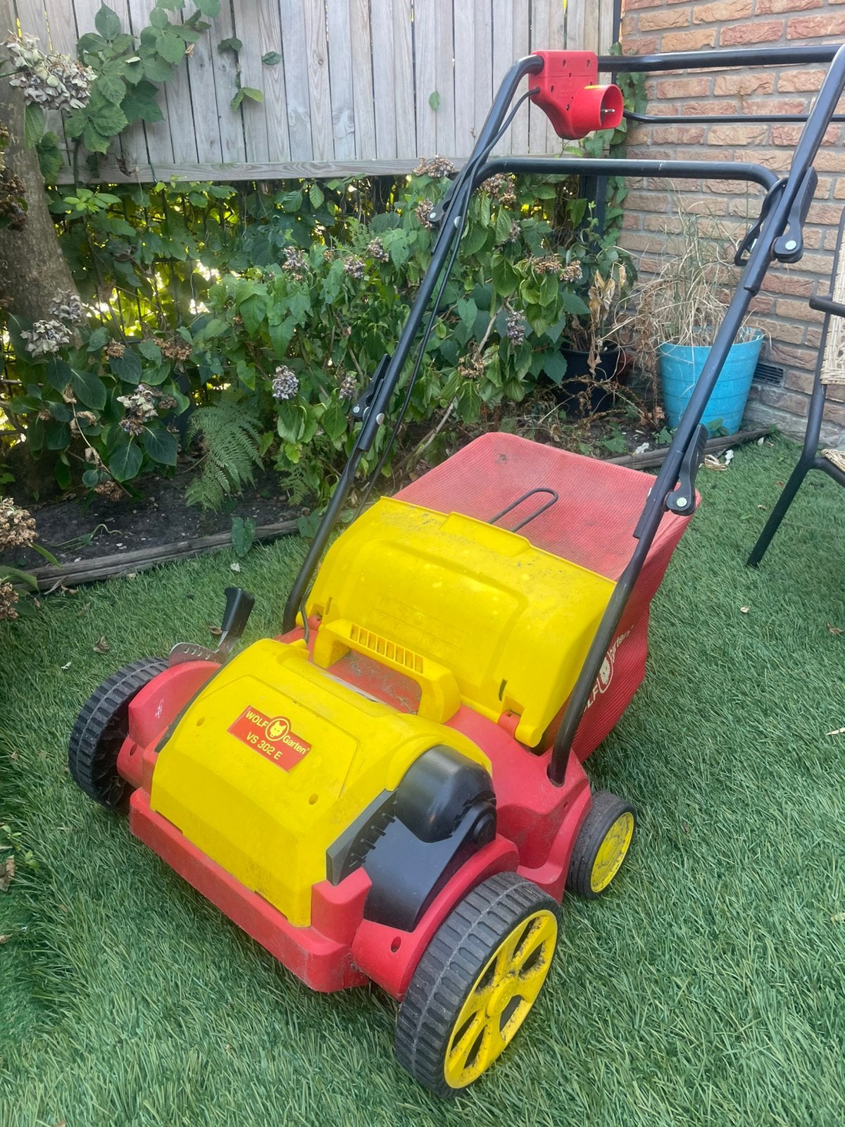 Wolf Garten VS 302 E Verticuleermachine, Ophalen, Zo goed als nieuw, Opvangzak