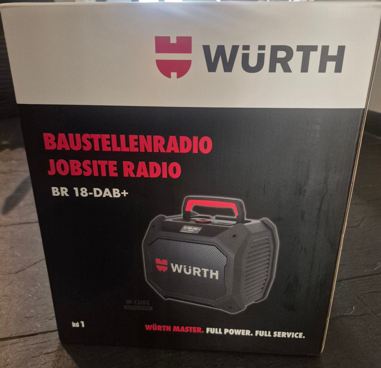 Wurth Baustellenradio BR 18-DAB+ (Nieuw in doos), Ophalen, Nieuw, Bouwradio