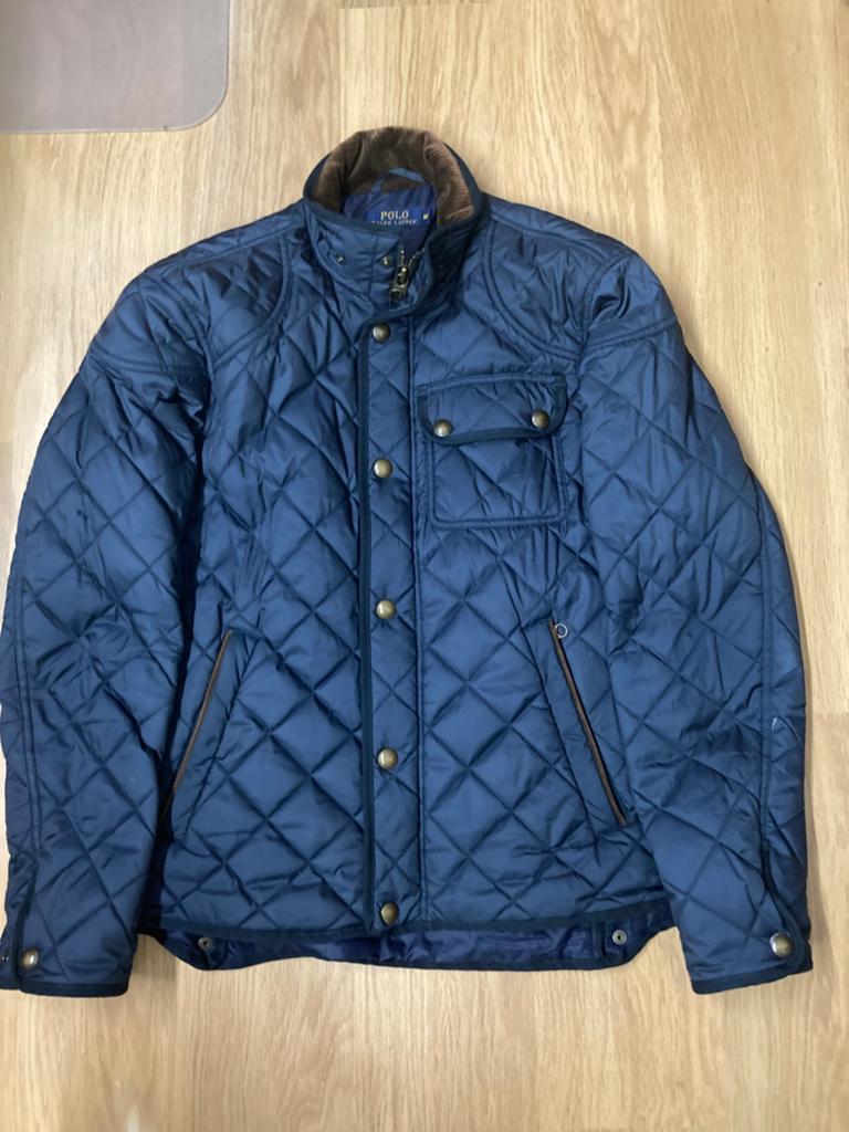 Polo Ralph Lauren The Beaton Quilted Jacket - M - Navy, Kleding | Heren, Jassen | Winter, Ralph Lauren, Ophalen of Verzenden, Zo goed als nieuw