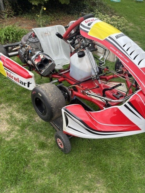 Birel schakelkart met TM R1 red titan, Sport en Fitness, Ophalen, Gebruikt, Kart