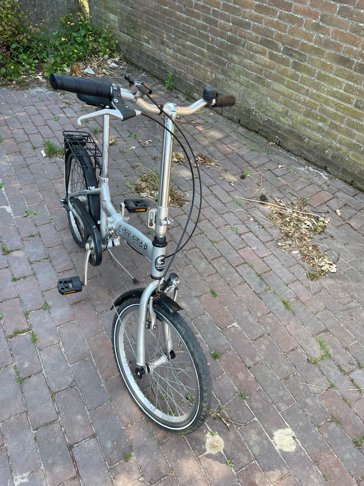 City Star vouwfiets - 3 versnellingen - 20 inch, Fietsen en Brommers, Fietsen | Vouwfietsen, 20 inch of meer, Gebruikt, Velgrem
