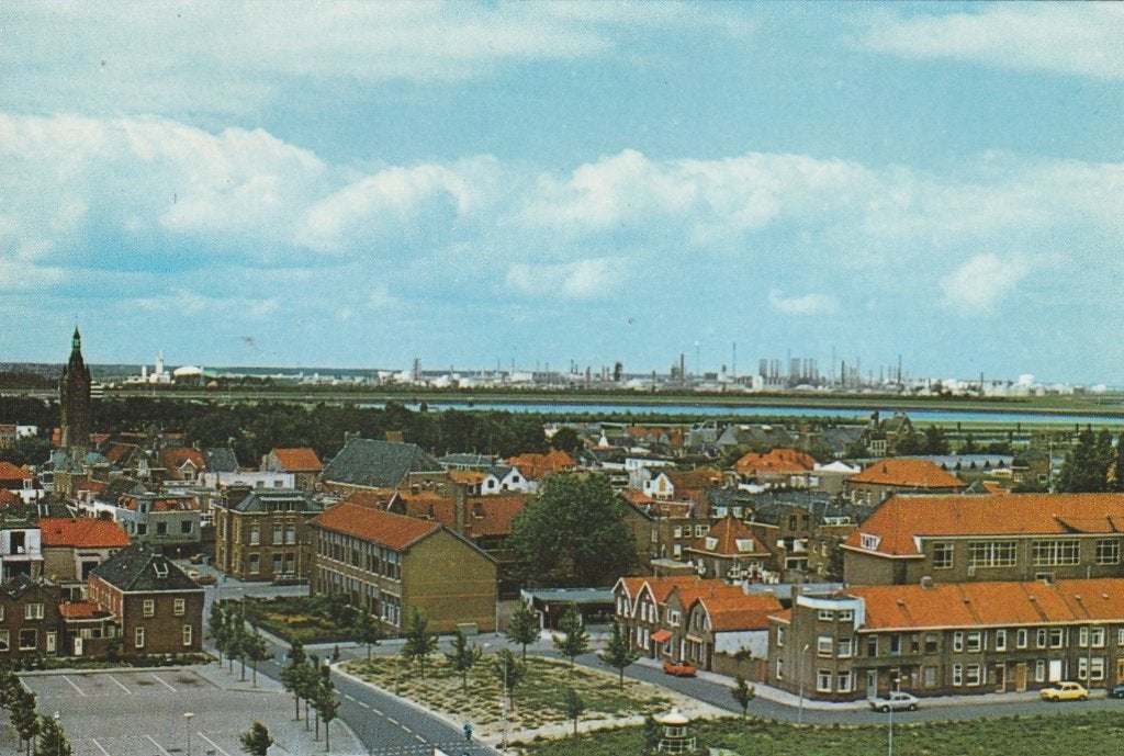 TERNEUZEN Panorama Oude Stad Kanaal en Dow Chemical, Verzenden, 1980 tot heden, Gelopen, Zeeland