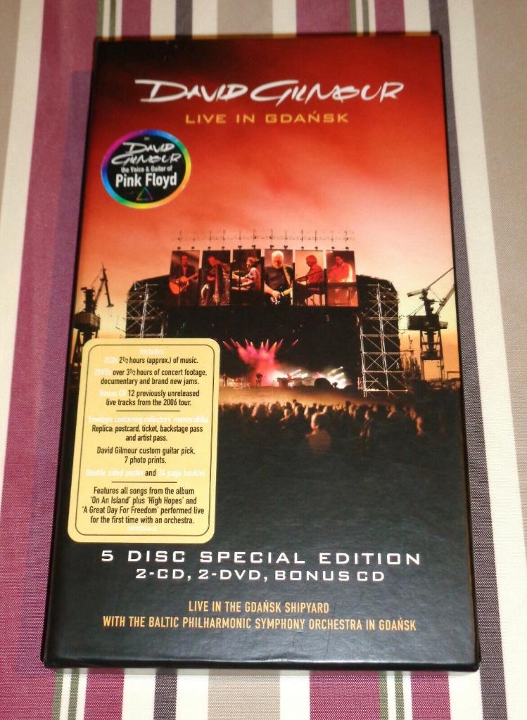 DAVID GILMOUR - Live in Gdansk ( 5CD Boxset ), Cd's en Dvd's, Cd's | Rock, Zo goed als nieuw, Progressive, Ophalen of Verzenden