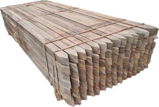 Hardhouten palen 6.0x6.0 cm / 6x6 cm / 60x60 mm, Ophalen, Palen, Nieuw, Hardhout
