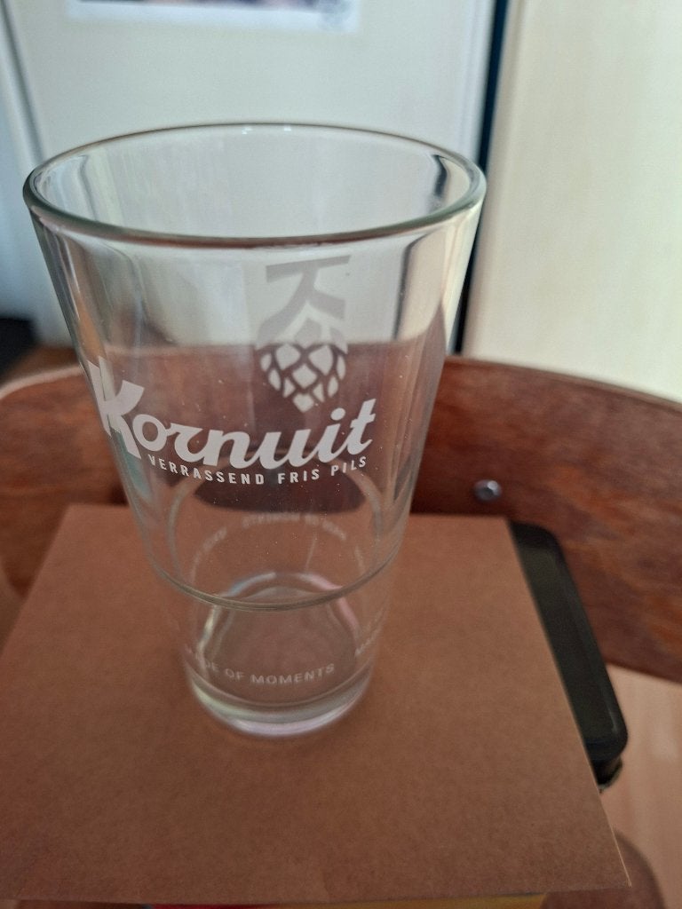 bierglas Kornuit, Ophalen of Verzenden, Zo goed als nieuw, Glas of Glazen, Overige merken