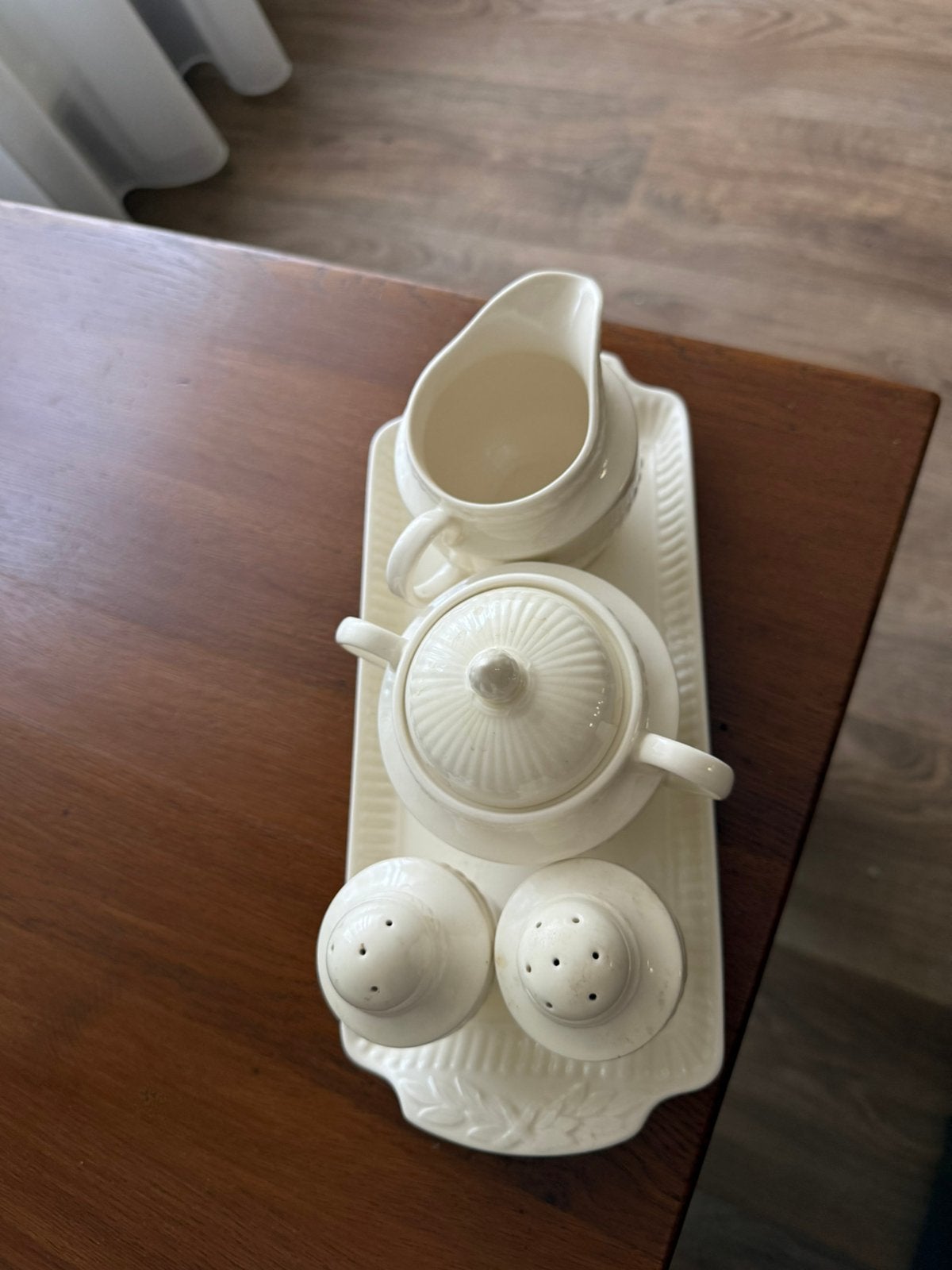 Koffieset, met zout- en peper vaatjes, Huis en Inrichting, Woonaccessoires | Stolpen, Ophalen, Gebruikt