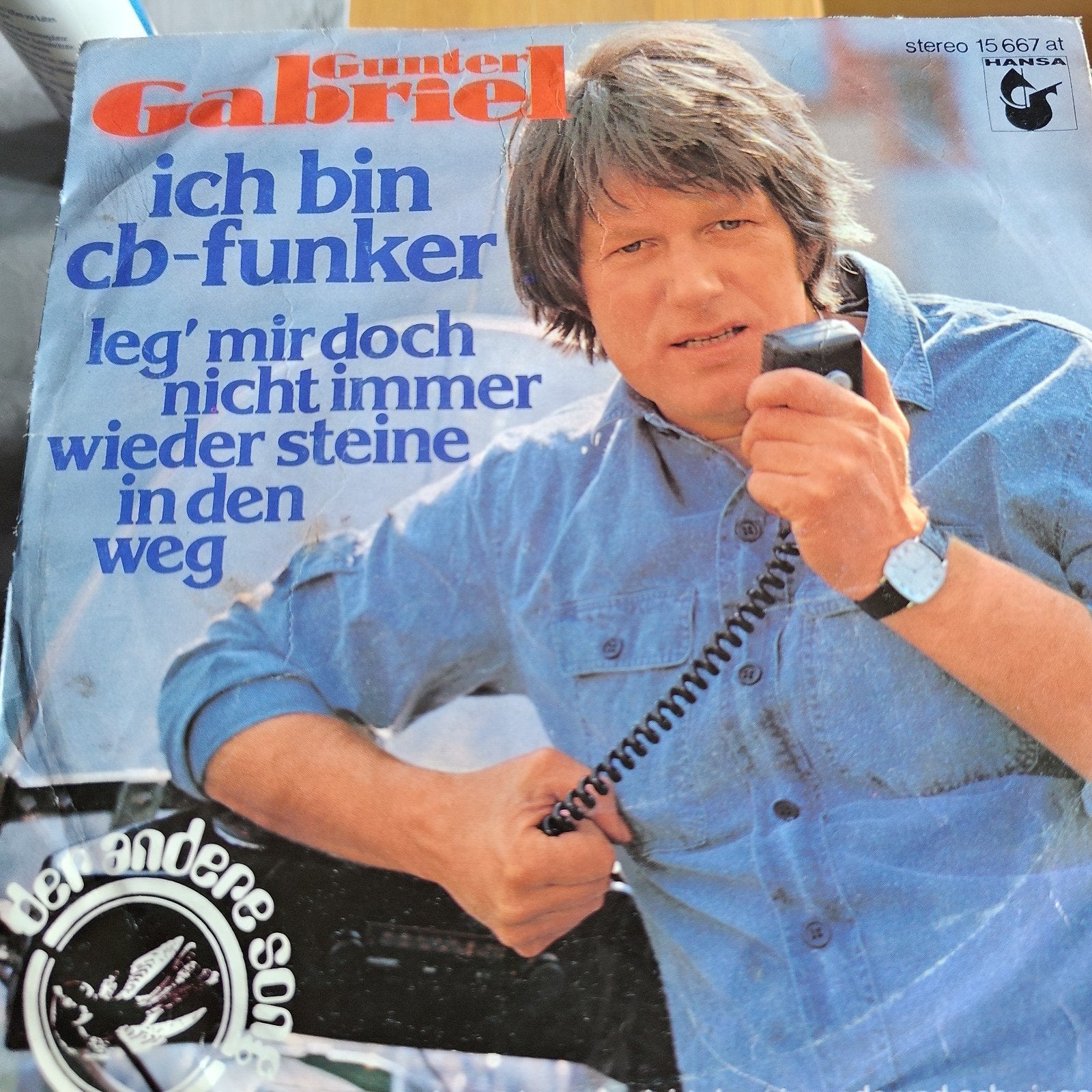 Gunter Gabriel - Ich bin CB-Funker (Single), Cd's en Dvd's, Ophalen of Verzenden, Gebruikt, 7 inch, Schlager