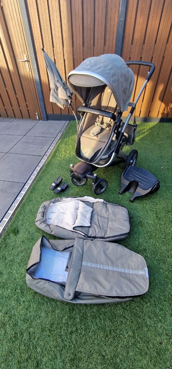 Joolz Geo kinderwagen compleet met voetenzak & meerijdplank, Gebruikt, Combiwagen, Met reiswieg, Ophalen