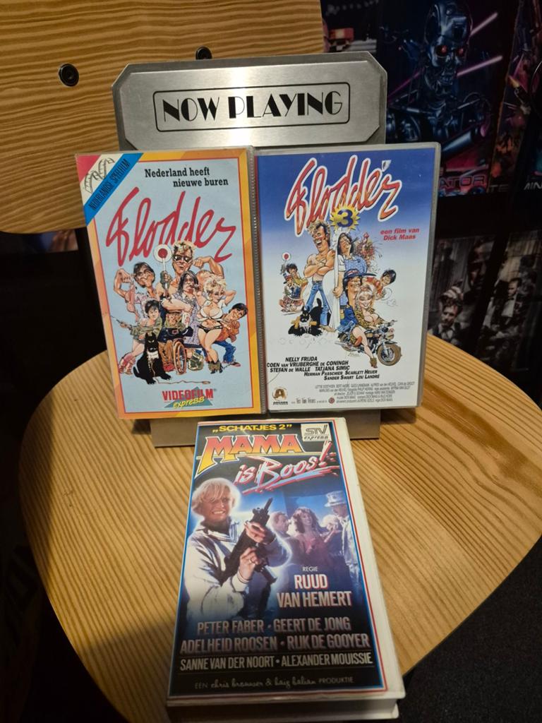 VHS Flodder, Flodder 3 & Mama is Boos!, Vanaf 12 jaar, Ophalen of Verzenden, Gebruikt, Komedie